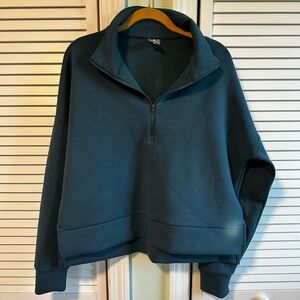 CALIA by Carrie Underwood Teal Quarter-Zip Sweatshirt